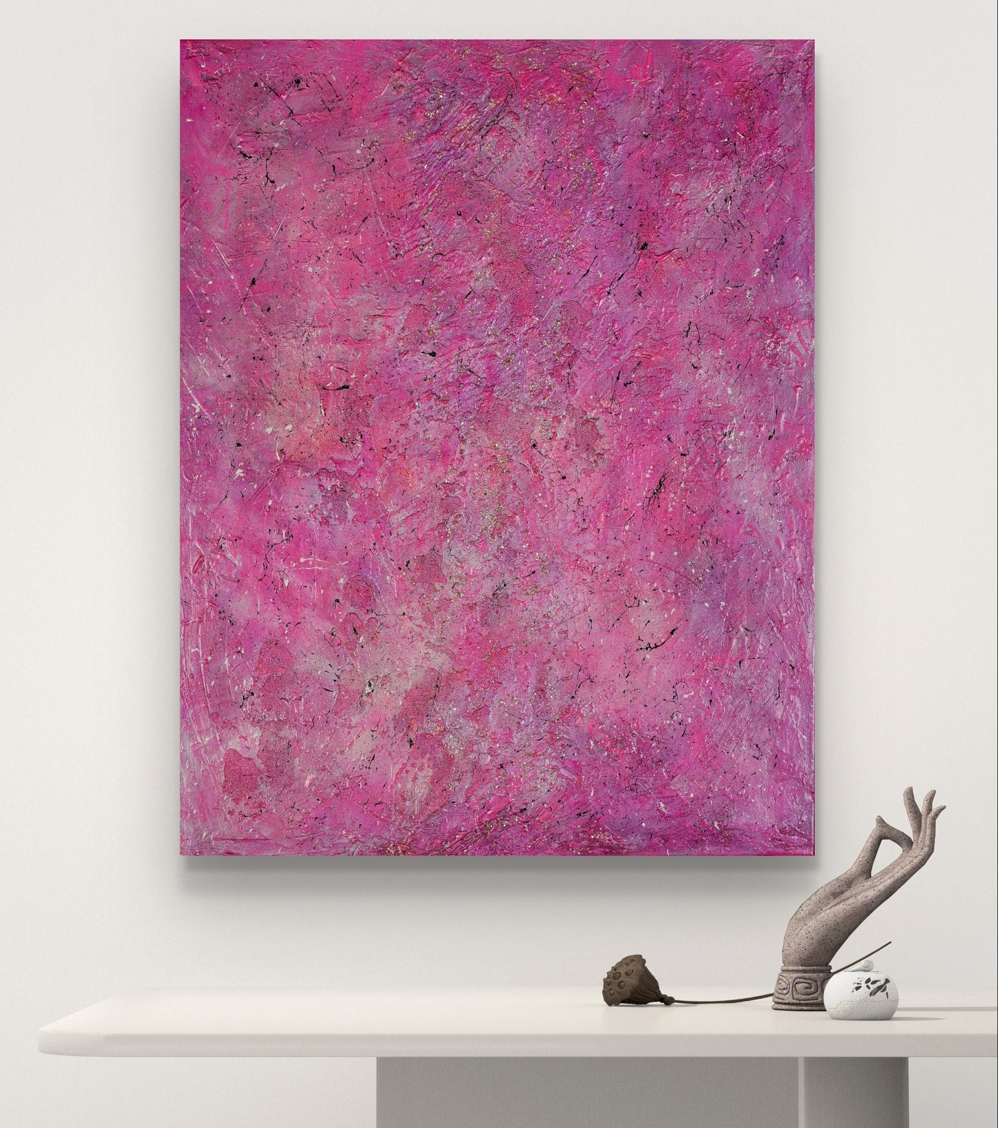 Pink Moon - Original Abstract Painting