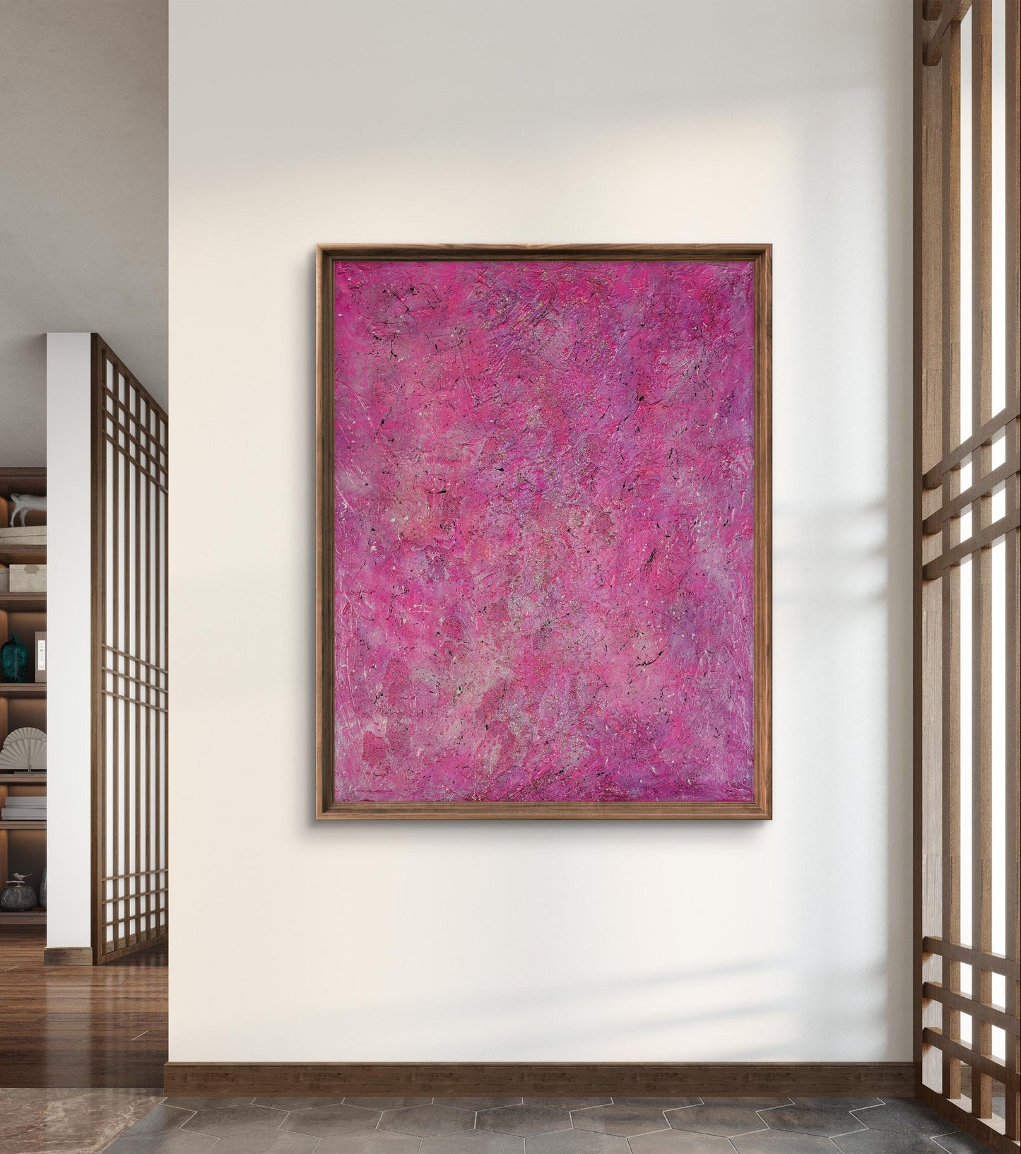 Pink Moon - Original Abstract Painting