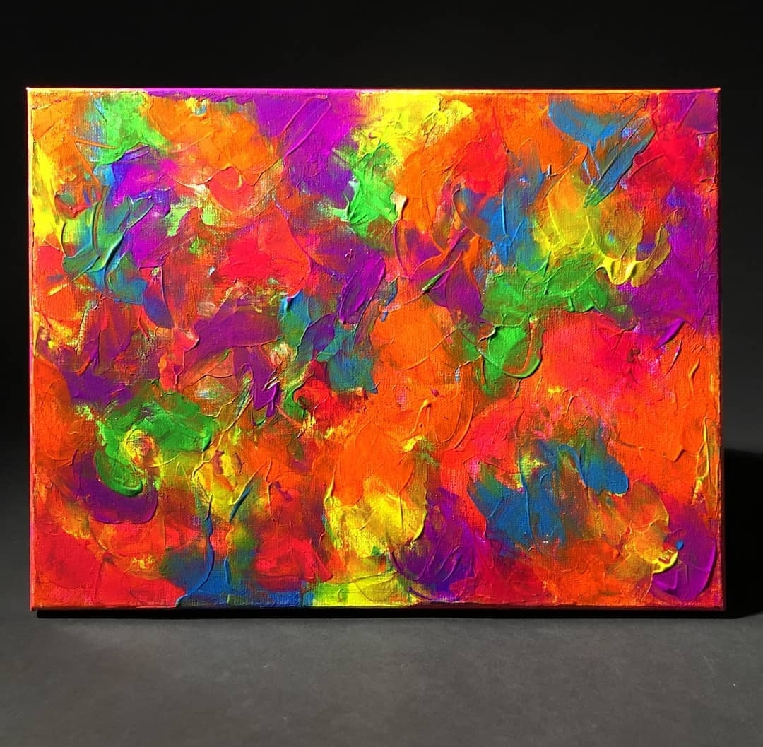 Glow in the dark - Original Abstract Painting