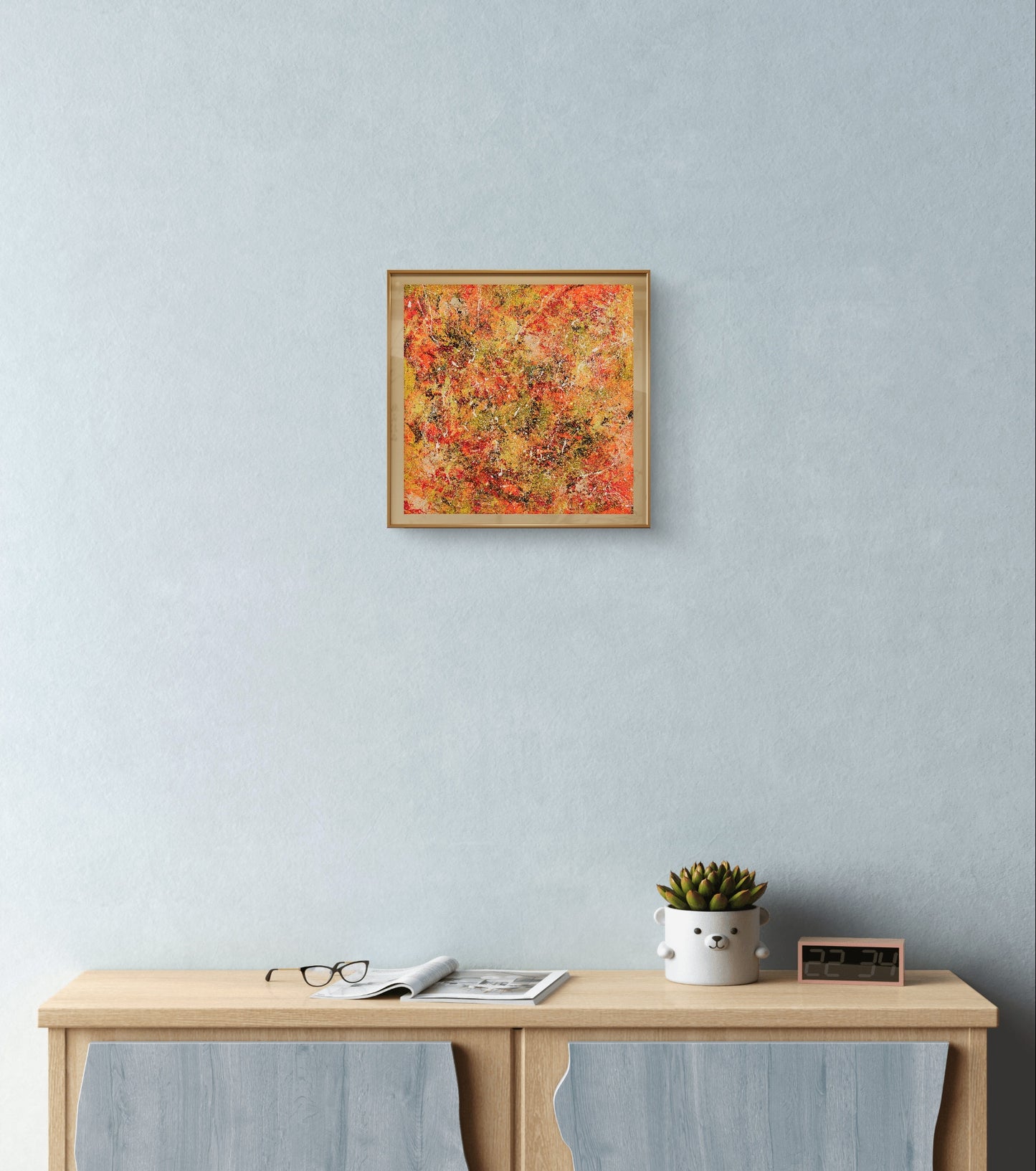 Golden - Original Abstract Painting