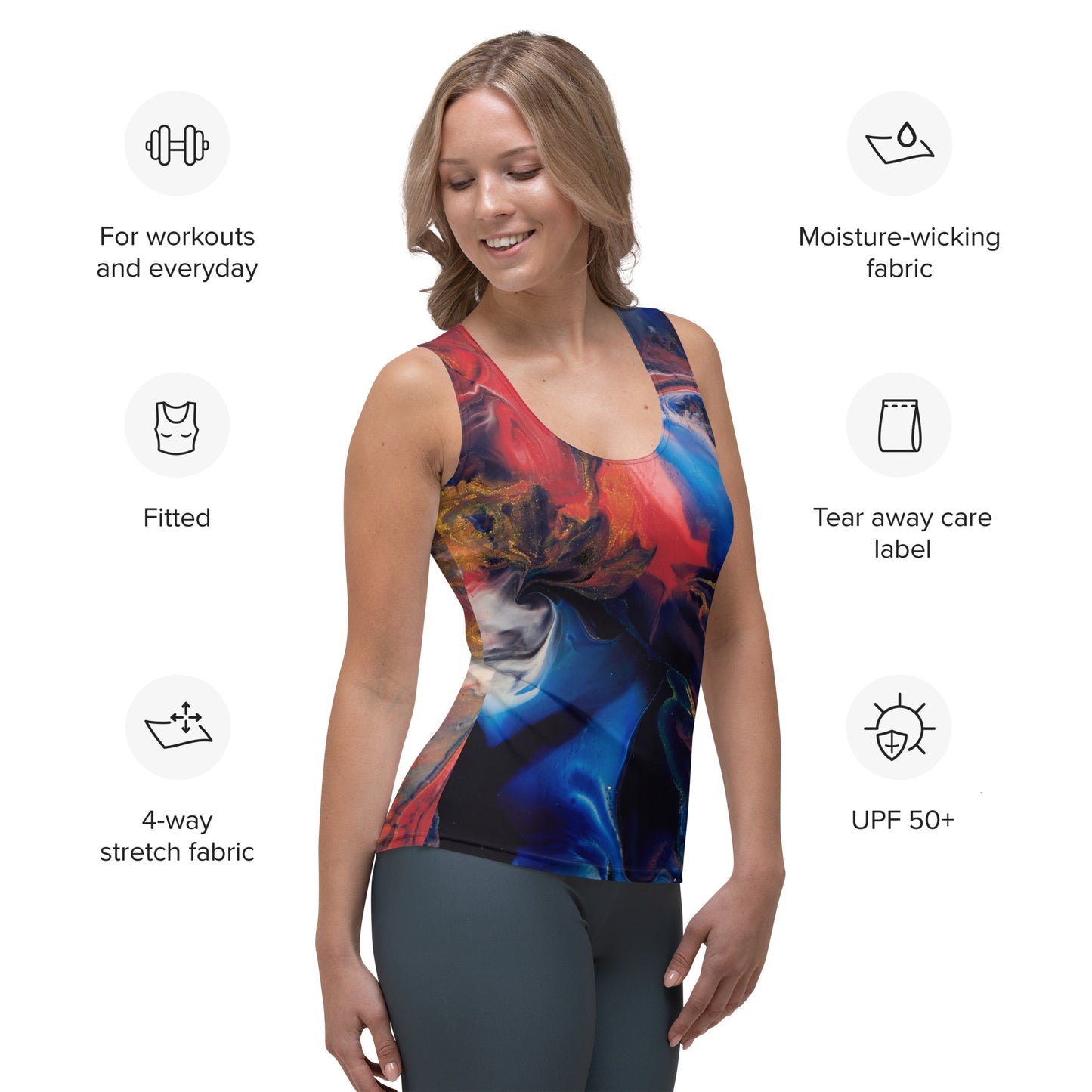 Sublimation Cut & Sew Tank Top