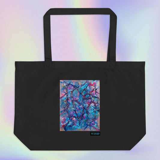 Large organic tote bag