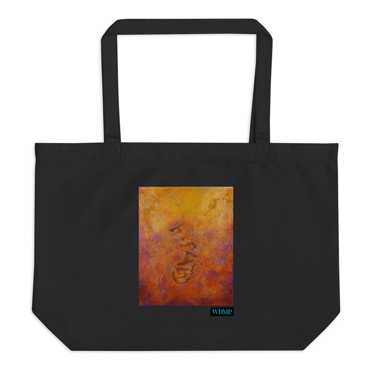 Large organic tote bag