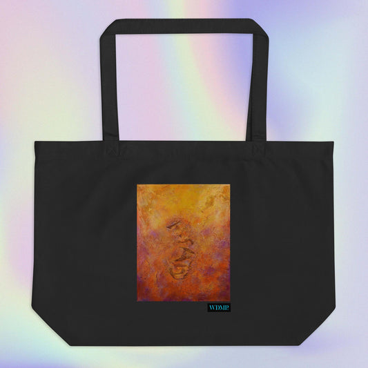 Large organic tote bag